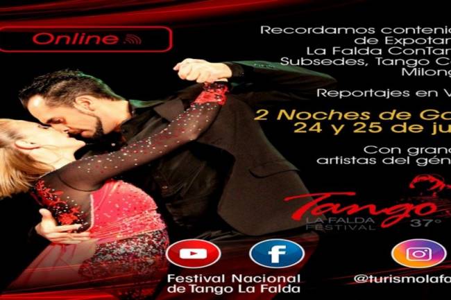 En «modo online», llega el Festival de Tango de La Falda