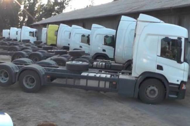 Operativo prevención del COVID ante el paso de 16 camiones que venían de  Brasil