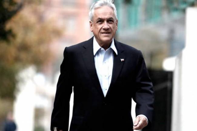 Chile: El Presidente Piñera se autodenunció por no llevar tapabocas