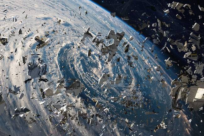 La tierra en peligro por la "basura espacial"