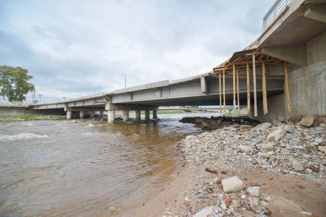 El nuevo puente Sargento Cabral ya está en su etapa final