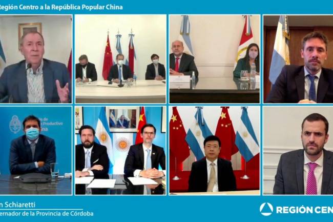 Córdoba quiere profundizar las relaciones comerciales con China
