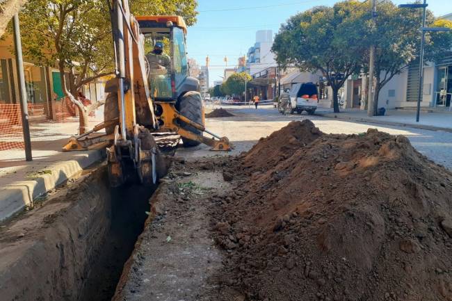 Comenzaron los trabajos de remodelación completa del casco céntrico