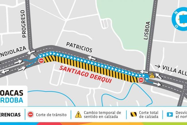 Villa Allende: continua el corte por obra de cloacas
