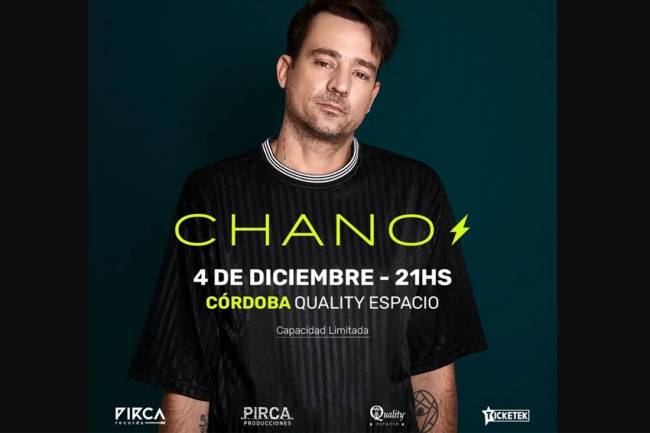 Chano vuelve a los escenarios y anuncio show en Córdoba