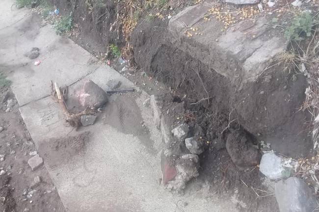 Otra vez sopa!!! Capilla del Monte con lluvias y pozos  