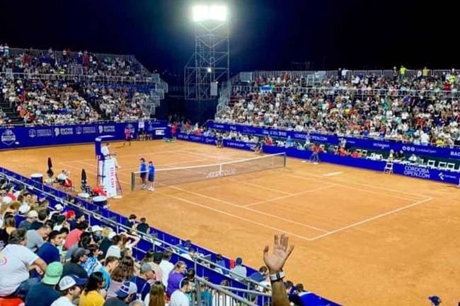 Confirmado el Córdoba Open ATP250 para finales de enero