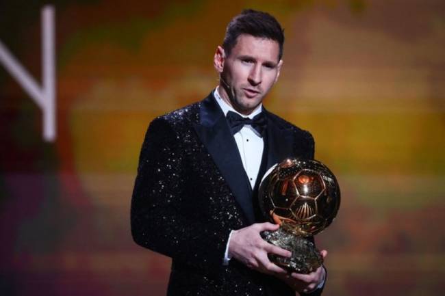 Messi ganó su séptimo Balón de Oro