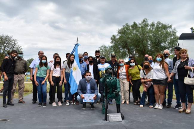 En homenaje a los Héroes de Malvinas, inauguraron una plaza