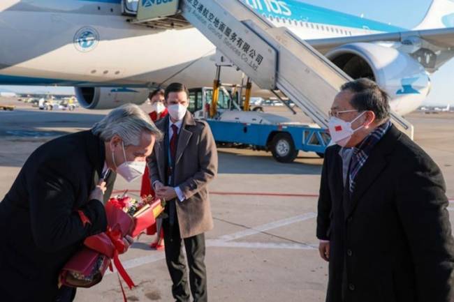 Alberto Fernández en China con una agenda destinada a afianzar la relación bilateral