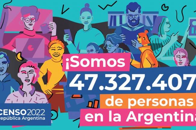 Censo 2022: Argentina tiene 47.327.407 habitantes
