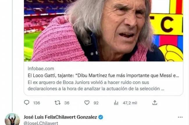 Chilavert-Gatti, en distintos conceptos acerca de MESSI