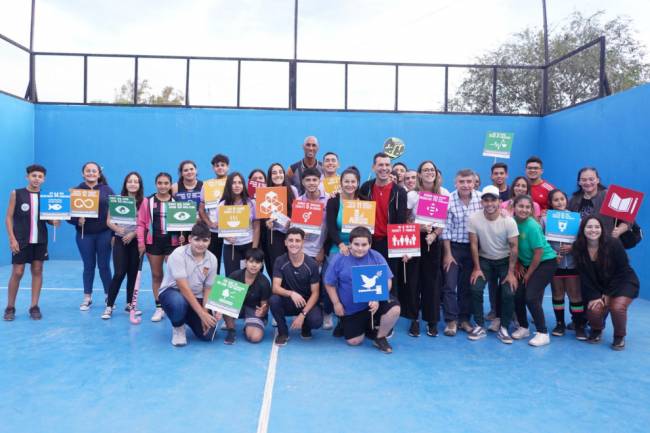 San José de la Dormida fue sede de un Encuentro de Jóvenes sobre la Agenda 2030