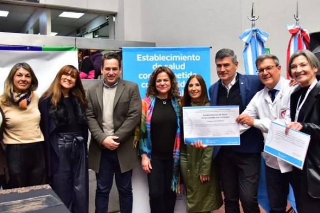 El Hospital Infantil recibió reconocimiento a nivel nacional