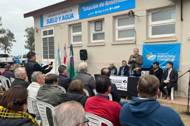 Balnearia: Inauguraron el Laboratorio de Análisis de Suelo y Agua “Estación de Ansenuza”