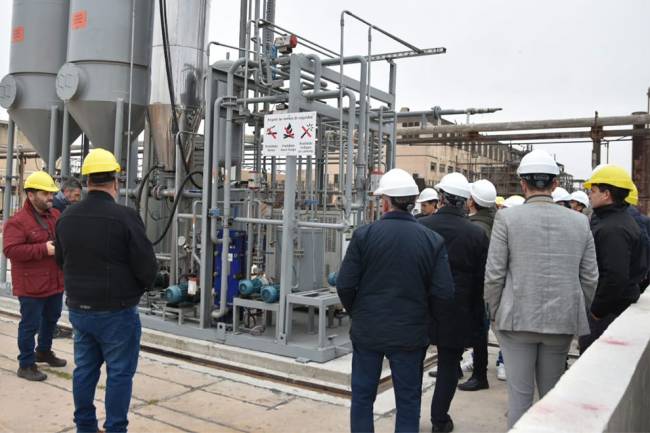 La construcción de la planta experimental de biodiésel, en pleno avance