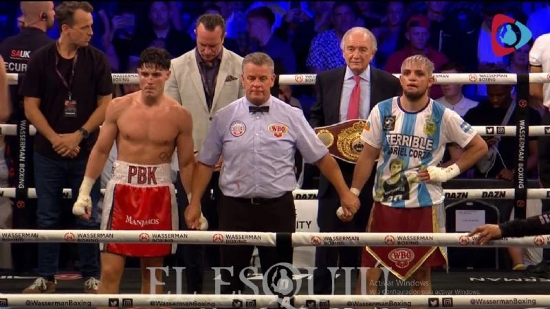 Fallido intento del catamarqueño Corzo en los rings de Inglaterra