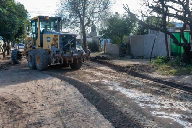 En barrio Villa Unión, iniciaron las obras de pavimentación en 115 cuadras