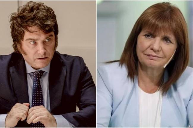 Milei criticó a Bullrich por una de sus propuestas