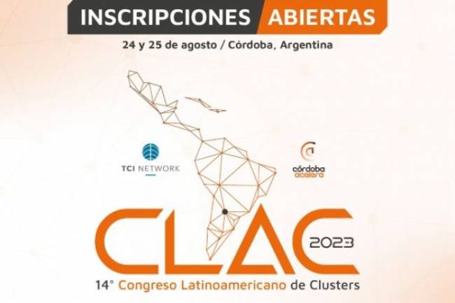 Por primera vez, Córdoba será la sede del Congreso Latinoamericano de Clústers