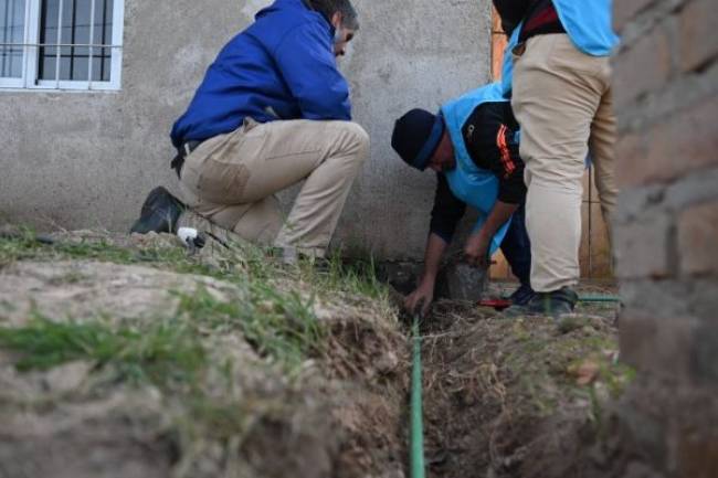 En la zona sur de la ciudad, continúa extendiéndose el programa  “Más Agua, Más Salud”  