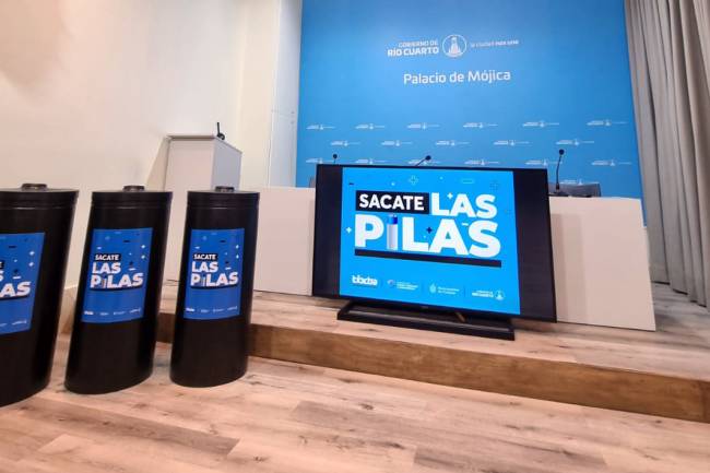 Rio Cuarto se adhirió al programa “Sacate las Pilas”