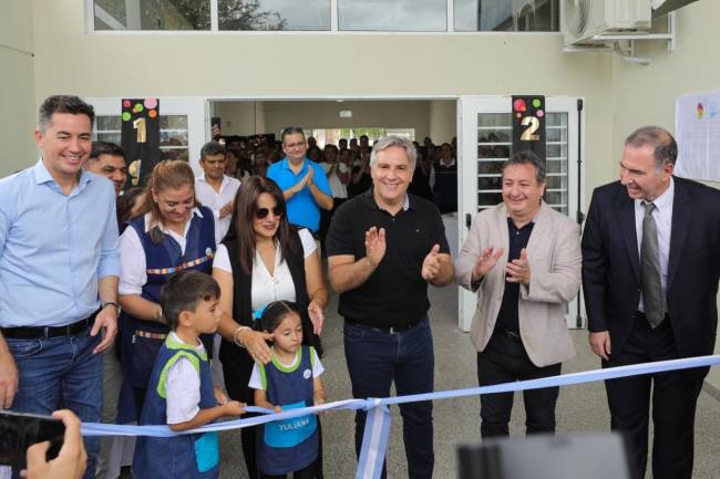 Quilino celebra la inauguración de un nuevo jardín de infantes