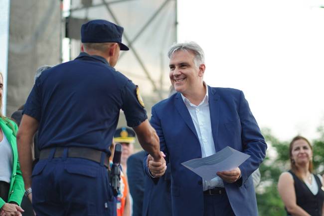 Contundente respaldo del gobernador a la Policía de Córdoba  en la lucha contra la delincuencia