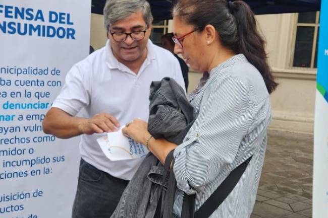 Defensa del Consumidor facilita la recepción de denuncias y consultas a los vecinos