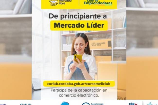 Mercado Libre brindará un curso gratuito para emprendedores