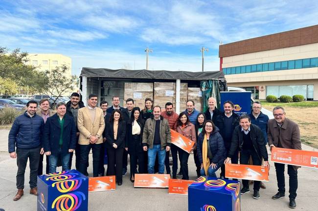 El Ente Metropolitano Córdoba entregó más de 1300 artefactos LED 