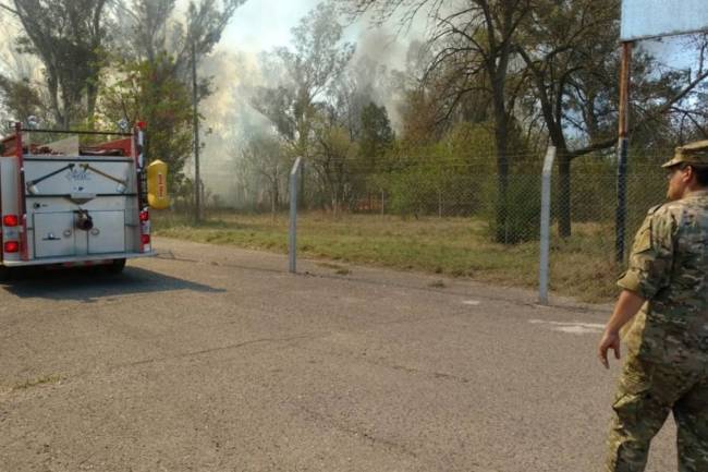 El Ente Metropolitano ejecutó obras en la zona de La Mezquita que optimizan el combate contra el fuego