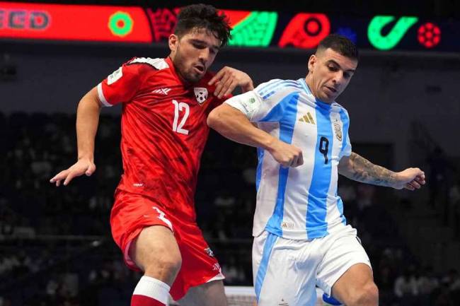 SURTIDO DE FÚTBOL: Argentina a octavos en FUTSAL