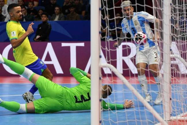 Mundial de Futsal: Argentina lo perdió jugando bien, aunque por su ineficacia