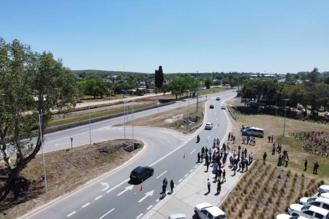 Habilitaron importantes obras viales en Jesús María y Colonia Caroya