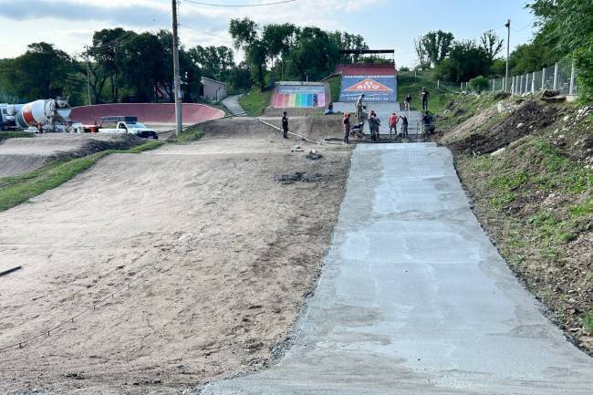 En Alta Gracia, expanden la pista de BMX con más obras