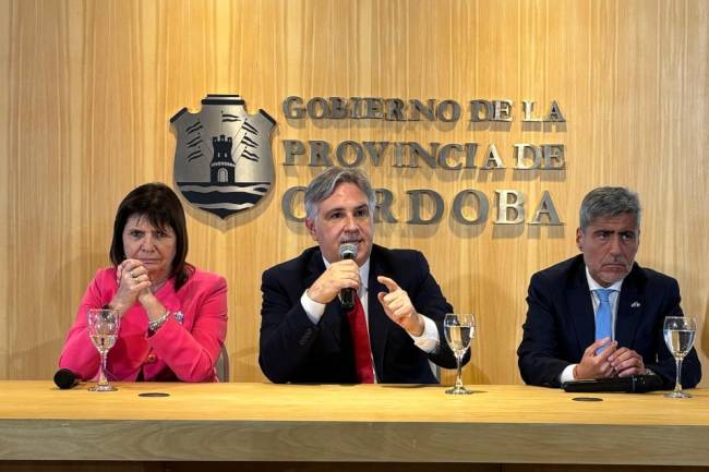 Llaryora y Bullrich cerraron el primer Consejo Federal de Seguridad en Eventos Deportivos