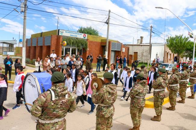 Chaján celebró sus 149° aniversario, recibiendo aportes de la Provincia