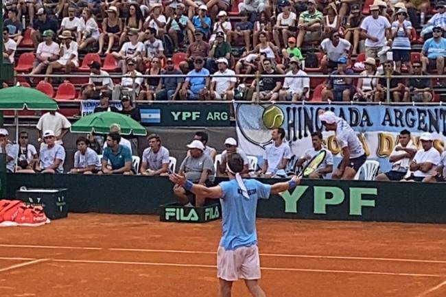 Tenis COPA DAVIS: Argentina enfrenta a Italia, último campeón