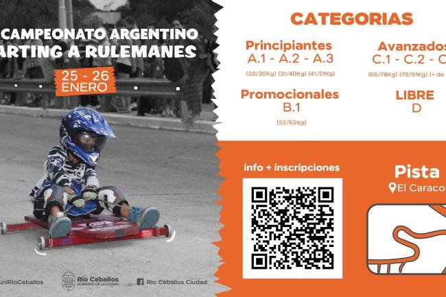 Vuelve el Karting a Rulemanes en Río Ceballos: 11° Campeonato Argentino