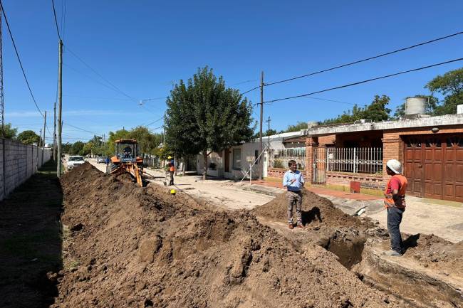 Bell Ville: Comenzó la segunda etapa de ampliación de la red cloacal que en tres años llegará a cubrir toda la ciudad