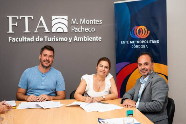 El Ente Metropolitano Córdoba y la Universidad Provincial de Córdoba  se unen para potenciar el desarrollo turístico del Gran Córdoba
