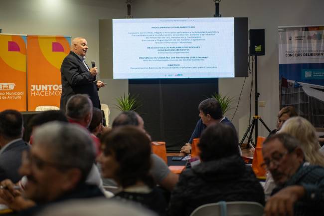 En Arroyito, funcionarios de tres departamentos participaron del Programa de Fortalecimiento de Concejos Deliberantes