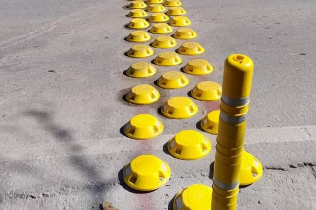 Salsipuedes: Ponen reductores en la E53 para reducir los riesgos de accidentes