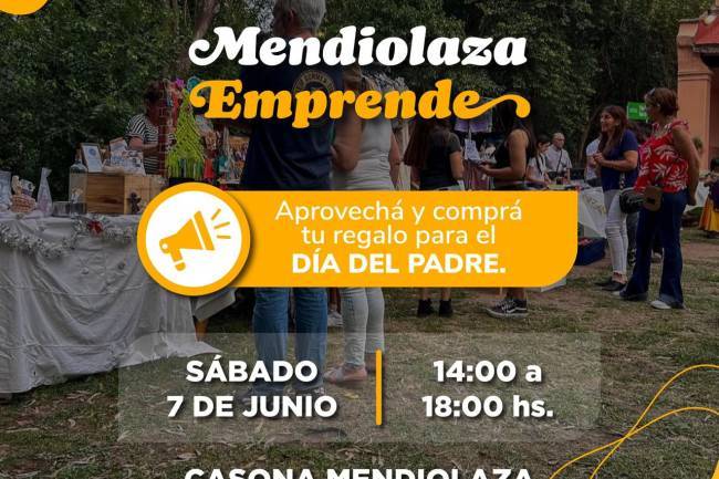 Mendiolaza: Emprendedores ofreceran sus productos para agasajar a los papás 
