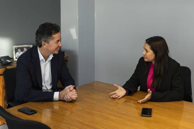 Despeñaderos: La intendente Basualdo se reunió con el ministro Calvo para trazar una agenda conjunta