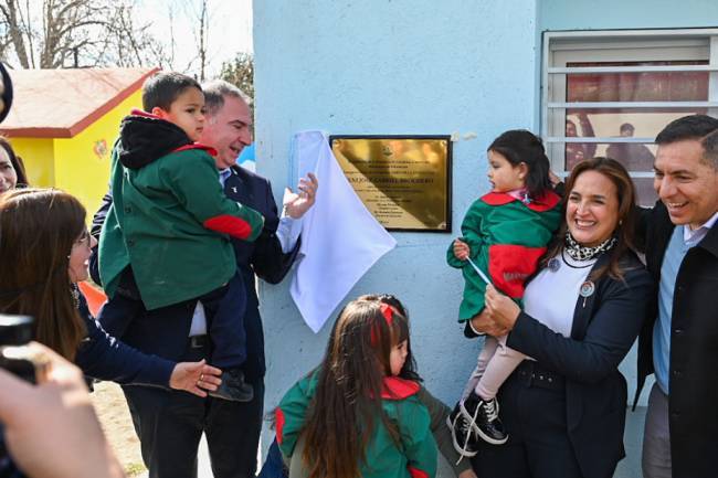 Obras y compromiso: Prunotto y Ferreyra fortalecen la educación en el departamento San Alberto