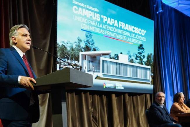 Córdoba construirá el Campus Papa Francisco para jóvenes en proceso de reinserción social