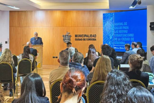 Córdoba Capital actualiza su planificación urbana con un Manual de Calles moderno e inclusivo