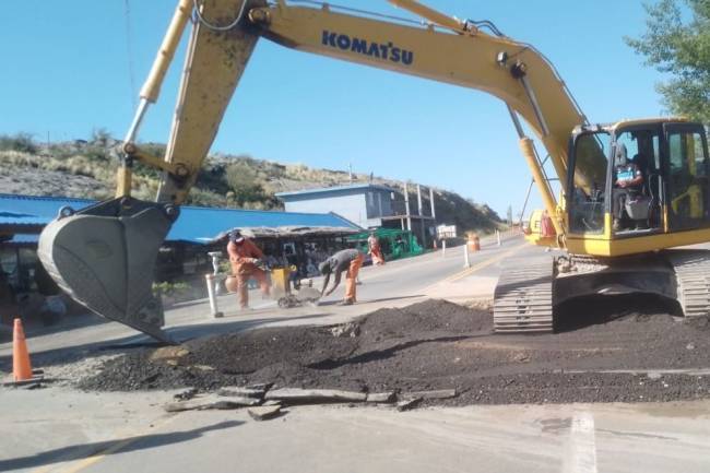 Altas Cumbres: Solucionan rotura y reabren paso